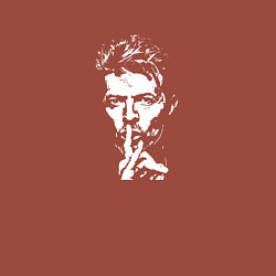 Свитшот хлопковый мужской David Bowie abstract portrait, цвет: кирпичный — фото 2