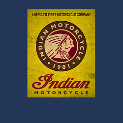 Свитшот хлопковый мужской Indian motorcycle, цвет: тёмно-синий — фото 2