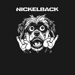 Свитшот хлопковый мужской Nickelback rock dog, цвет: черный — фото 2