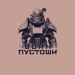 Свитшот хлопковый мужской Воин пустоши, цвет: пыльно-розовый — фото 2