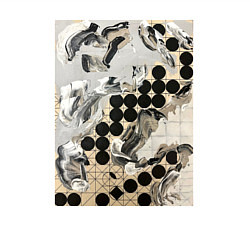 Свитшот хлопковый мужской Графическая абстракция, цвет: белый — фото 2