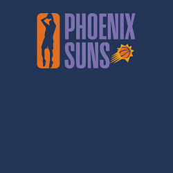 Свитшот хлопковый мужской Phoenix Suns play, цвет: тёмно-синий — фото 2