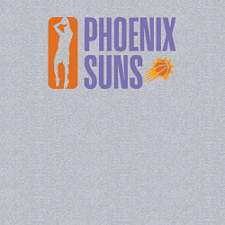 Свитшот хлопковый мужской Phoenix Suns play, цвет: меланж — фото 2