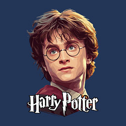 Свитшот хлопковый мужской Harry Potter wizard, цвет: тёмно-синий — фото 2
