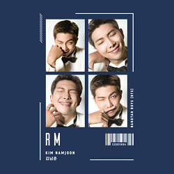 Свитшот хлопковый мужской Namjoon bts 4cut, цвет: тёмно-синий — фото 2