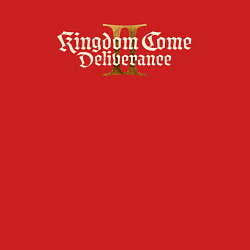 Свитшот хлопковый мужской Kingdom Come Deliverance 2 logo, цвет: красный — фото 2
