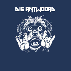 Свитшот хлопковый мужской Die Antwoord rock dog, цвет: тёмно-синий — фото 2