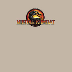 Свитшот хлопковый мужской Лого Mortal Kombat, цвет: миндальный — фото 2