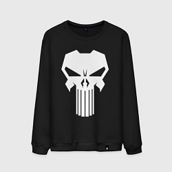 Свитшот хлопковый мужской The Punisher - Каратель, цвет: черный