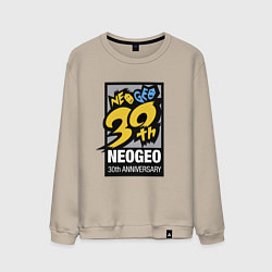 Свитшот хлопковый мужской Neo geo - anniversary, цвет: миндальный