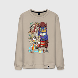 Мужской свитшот Flapjack - rainbow