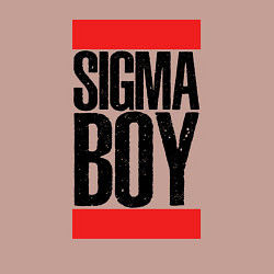 Свитшот хлопковый мужской Sigma boy, цвет: пыльно-розовый — фото 2