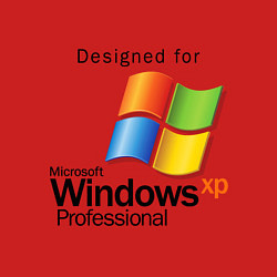 Свитшот хлопковый мужской Предназначен для windows xp, цвет: красный — фото 2