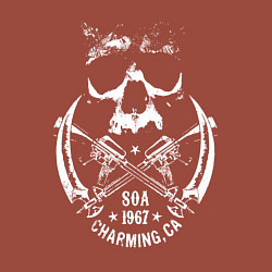 Свитшот хлопковый мужской Sons Of Anarchy - charming, цвет: кирпичный — фото 2