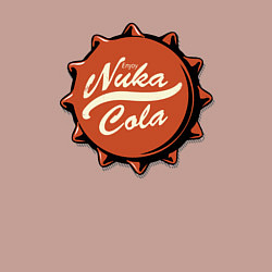 Свитшот хлопковый мужской Fallout - Nuka Cola stopper, цвет: пыльно-розовый — фото 2