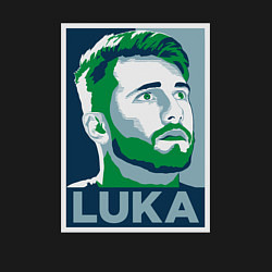 Свитшот хлопковый мужской Luka Doncic obey, цвет: черный — фото 2