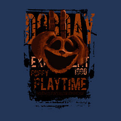 Свитшот хлопковый мужской Пеклопёс DogDay из Poppy Playtime, цвет: тёмно-синий — фото 2