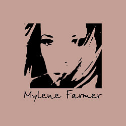 Свитшот хлопковый мужской Милен Фармер, цвет: пыльно-розовый — фото 2