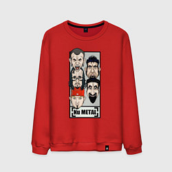 Свитшот хлопковый мужской Ego, цвет: красный