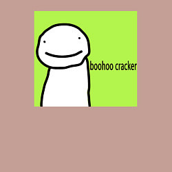 Свитшот хлопковый мужской Dream boohoo cracker Minecraft, цвет: пыльно-розовый — фото 2