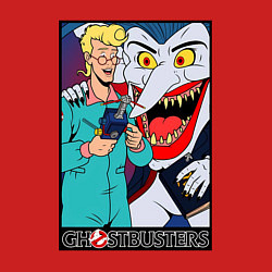 Свитшот хлопковый мужской Ghostbusters - Egon and goblin, цвет: красный — фото 2