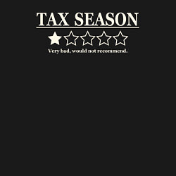 Свитшот хлопковый мужской Налоговый сезон бухгалтер, цвет: черный — фото 2