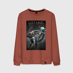 Свитшот хлопковый мужской Quake champions - NYX and Sorlag, цвет: кирпичный