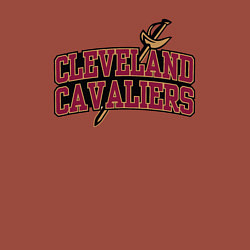 Свитшот хлопковый мужской NBA Cleveland, цвет: кирпичный — фото 2