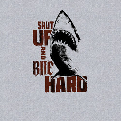 Свитшот хлопковый мужской Shark threshold, цвет: меланж — фото 2