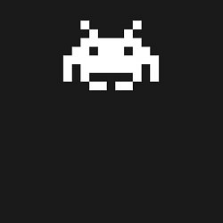 Свитшот хлопковый мужской Space invader, цвет: черный — фото 2