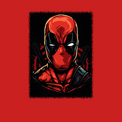 Свитшот хлопковый мужской Дэдпул ярость, цвет: красный — фото 2