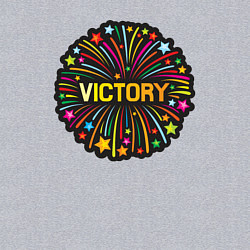 Свитшот хлопковый мужской Victory, цвет: меланж — фото 2