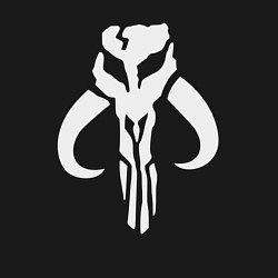 Свитшот хлопковый мужской Знак мандалора The mandalorian, цвет: черный — фото 2