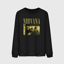 Мужской свитшот Nirvana foto band