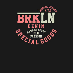 Свитшот хлопковый мужской Brooklyn denim, цвет: черный — фото 2