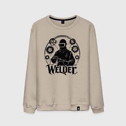 Мужской свитшот Сварщик стимпанк