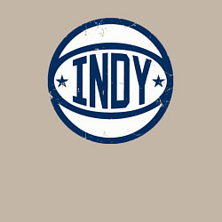 Свитшот хлопковый мужской Indy Pacers ball, цвет: миндальный — фото 2