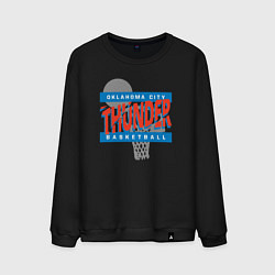 Свитшот хлопковый мужской Oklahoma basketball, цвет: черный