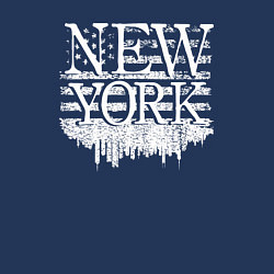 Свитшот хлопковый мужской New York USA, цвет: тёмно-синий — фото 2