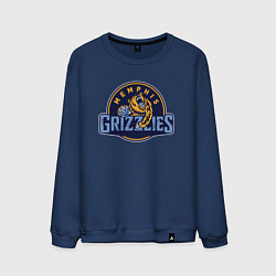 Свитшот хлопковый мужской Memphis Grizzlies - NBA, цвет: тёмно-синий