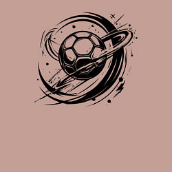 Свитшот хлопковый мужской Космический мяч гандбол, цвет: пыльно-розовый — фото 2