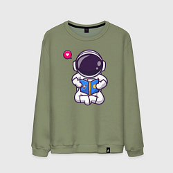 Мужской свитшот Космический читатель