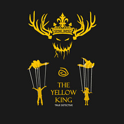 Свитшот хлопковый мужской The yellow king, цвет: черный — фото 2