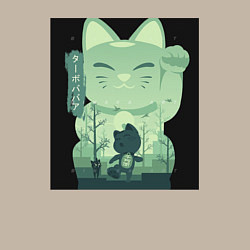 Свитшот хлопковый мужской Neko Turbo Granny Dandadan, цвет: миндальный — фото 2