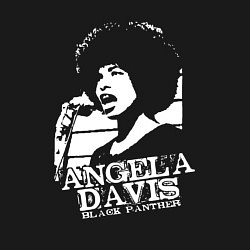 Свитшот хлопковый мужской Angela Davis, цвет: черный — фото 2