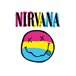 Свитшот хлопковый мужской Нирвана цветной, цвет: белый — фото 2