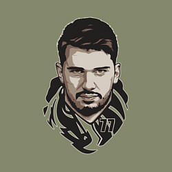 Свитшот хлопковый мужской Лука 77, цвет: авокадо — фото 2