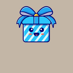 Свитшот хлопковый мужской Весёлый подарочек, цвет: миндальный — фото 2