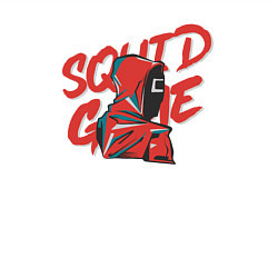 Свитшот хлопковый мужской Soldier squid game, цвет: белый — фото 2