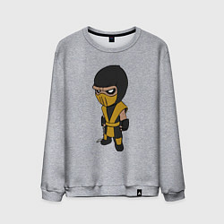 Мужской свитшот Scorpion fighter - Mortal Kombat
